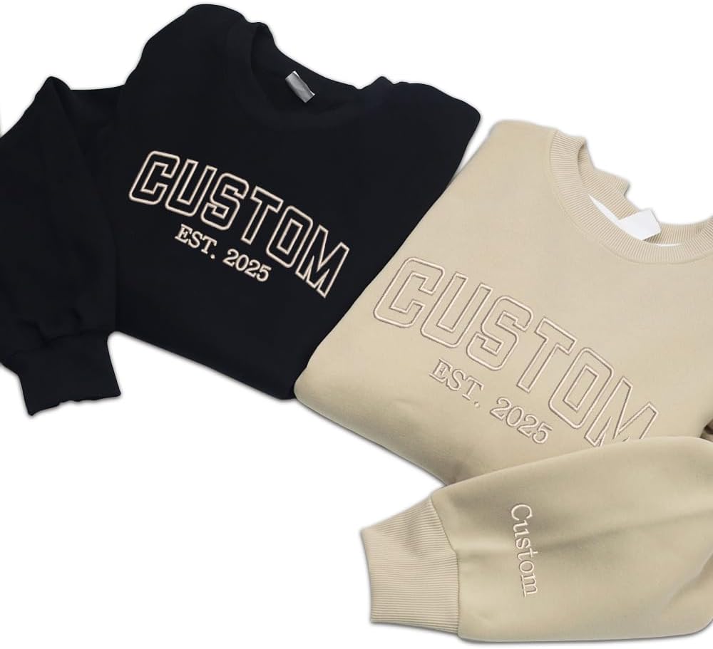 Personalized Embroidered Sweatshirt