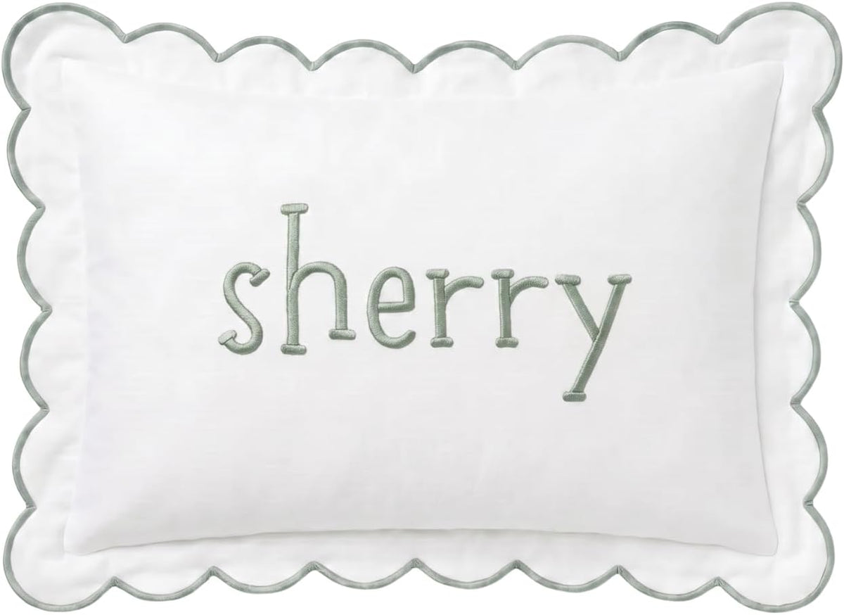 Personalized Embroidered Pillow Cover — 25