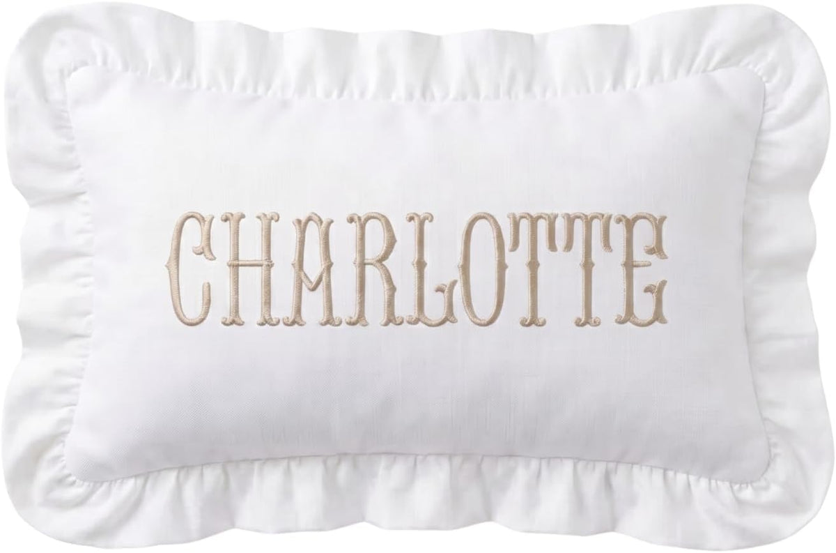 Personalized Embroidered Pillow Cover — 27