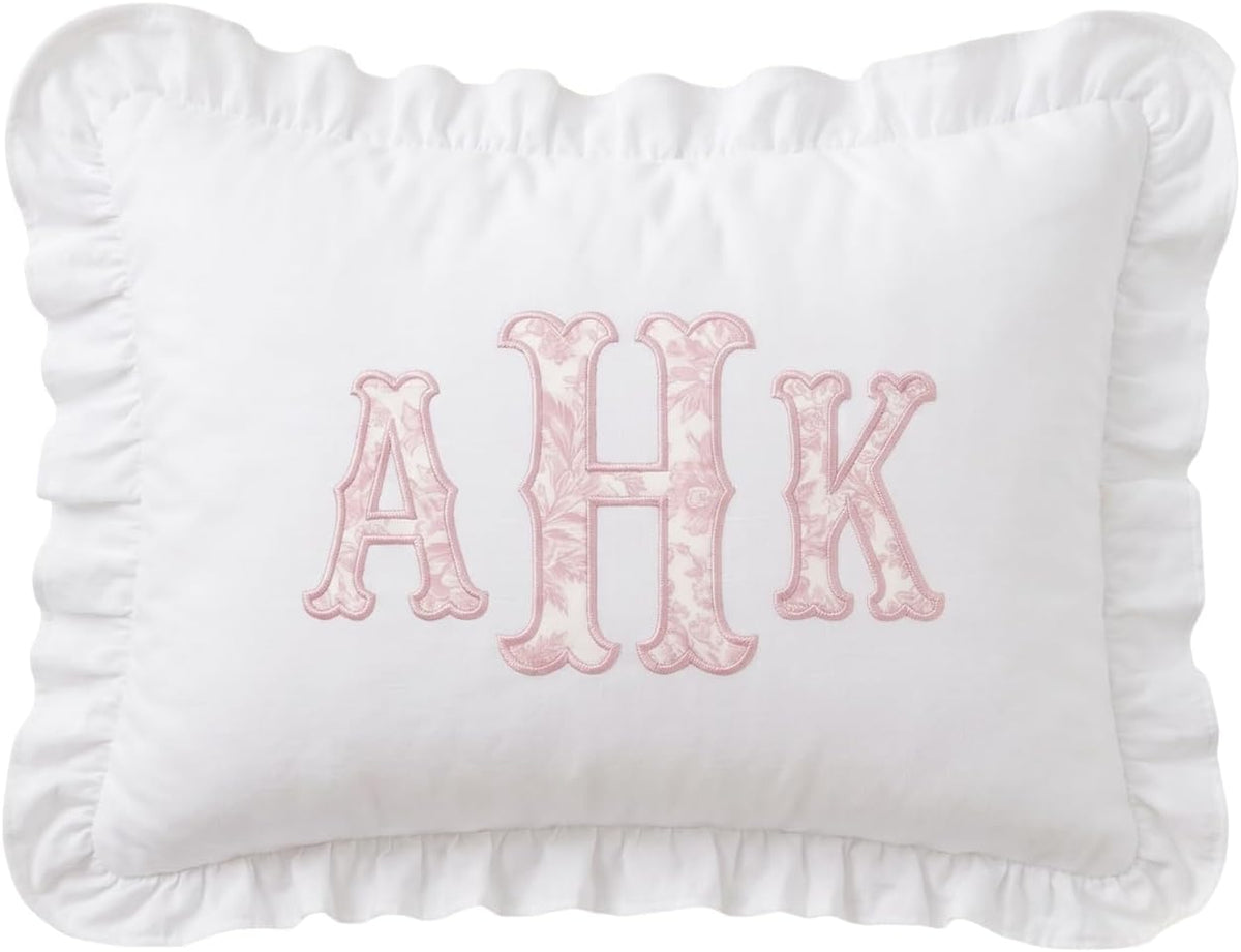 Personalized Embroidered Pillow Cover — 29