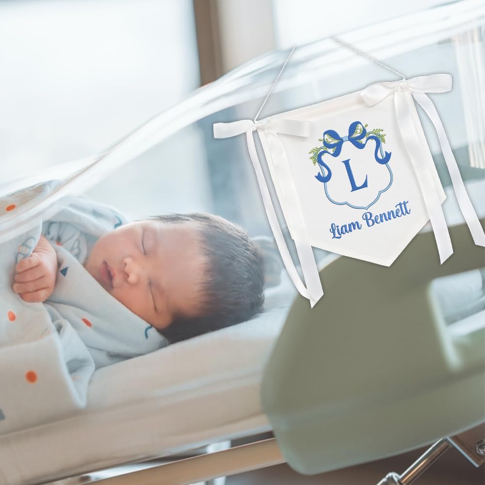 Personalized Embroidered Baby Name Banner — 3 — image 8