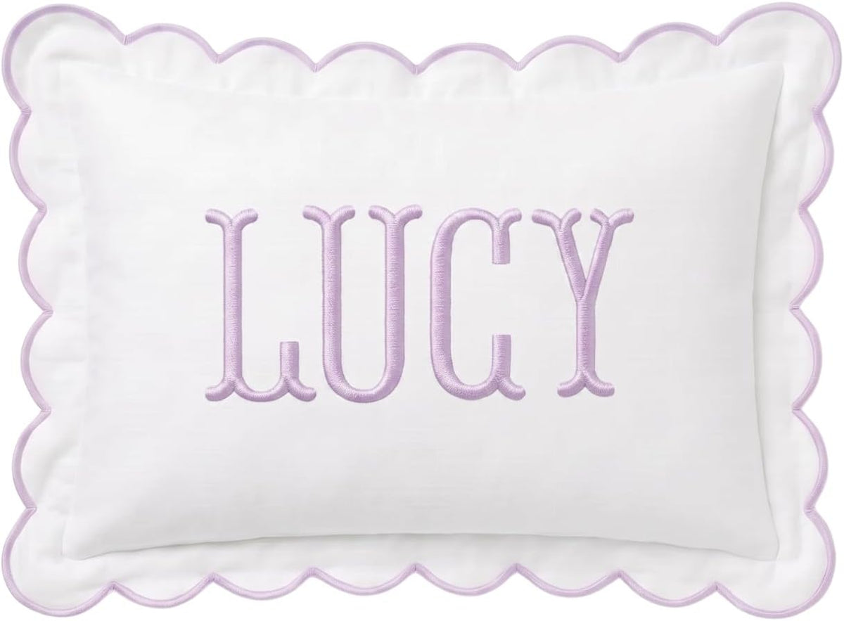 Personalized Embroidered Pillow Cover — 24