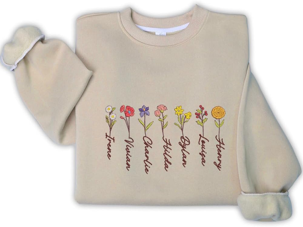 Personalized Embroidered Sweatshirt