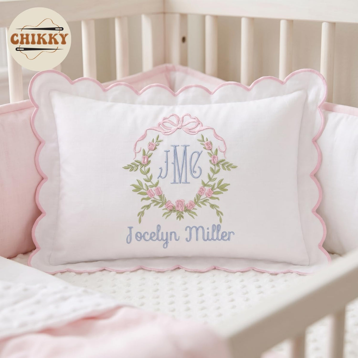 Personalized Embroidered Pillow Cover — 20 — image 2