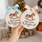 Personalized Baby's First Christmas Ornament — 8 — image 2