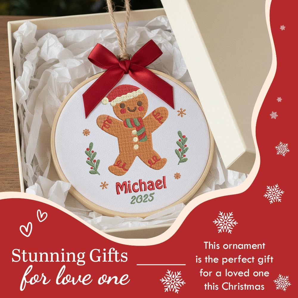 Personalized Baby's First Christmas Ornament — 8 — image 7