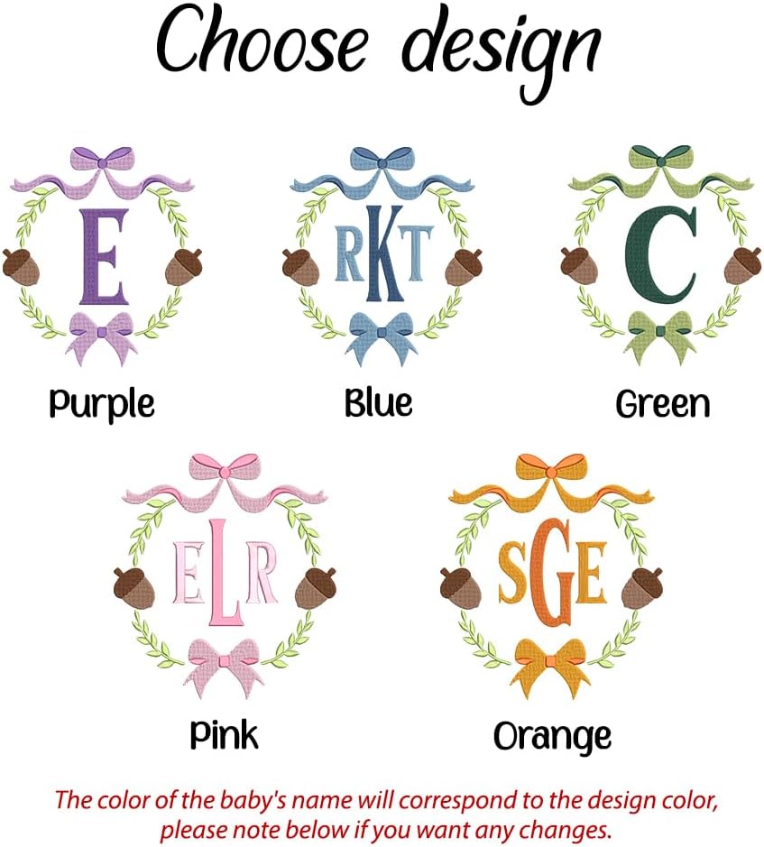 Personalized Embroidered Baby Name Banner — 10 — image 9
