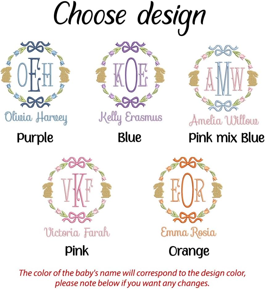 Personalized Embroidered Baby Name Banner — 4 — image 9