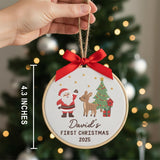 Personalized Baby's First Christmas Ornament — 1 — image 3