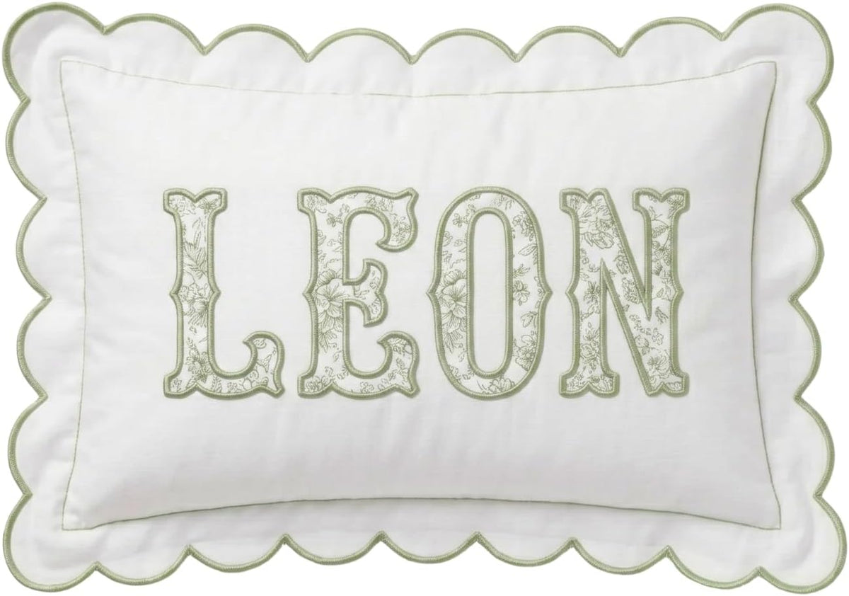 Personalized Embroidered Pillow Cover — 12