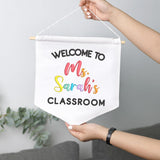 Personalized Embroidered Teacher Banner — 2 — image 9