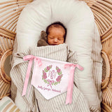 Personalized Embroidered Baby Name Banner — 5 — image 2