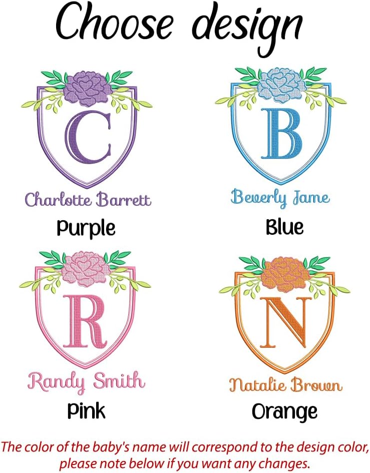 Personalized Embroidered Baby Name Banner — 9 — image 9