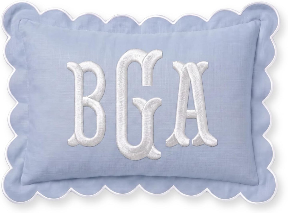 Personalized Embroidered Pillow Cover