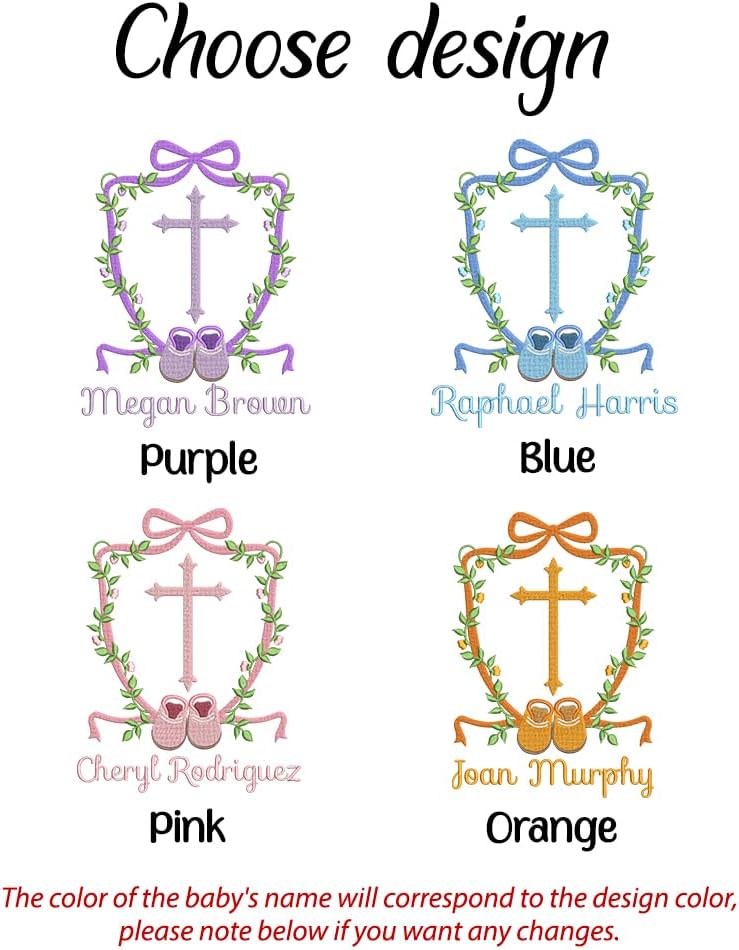 Personalized Embroidered Baby Name Banner — 5 — image 9