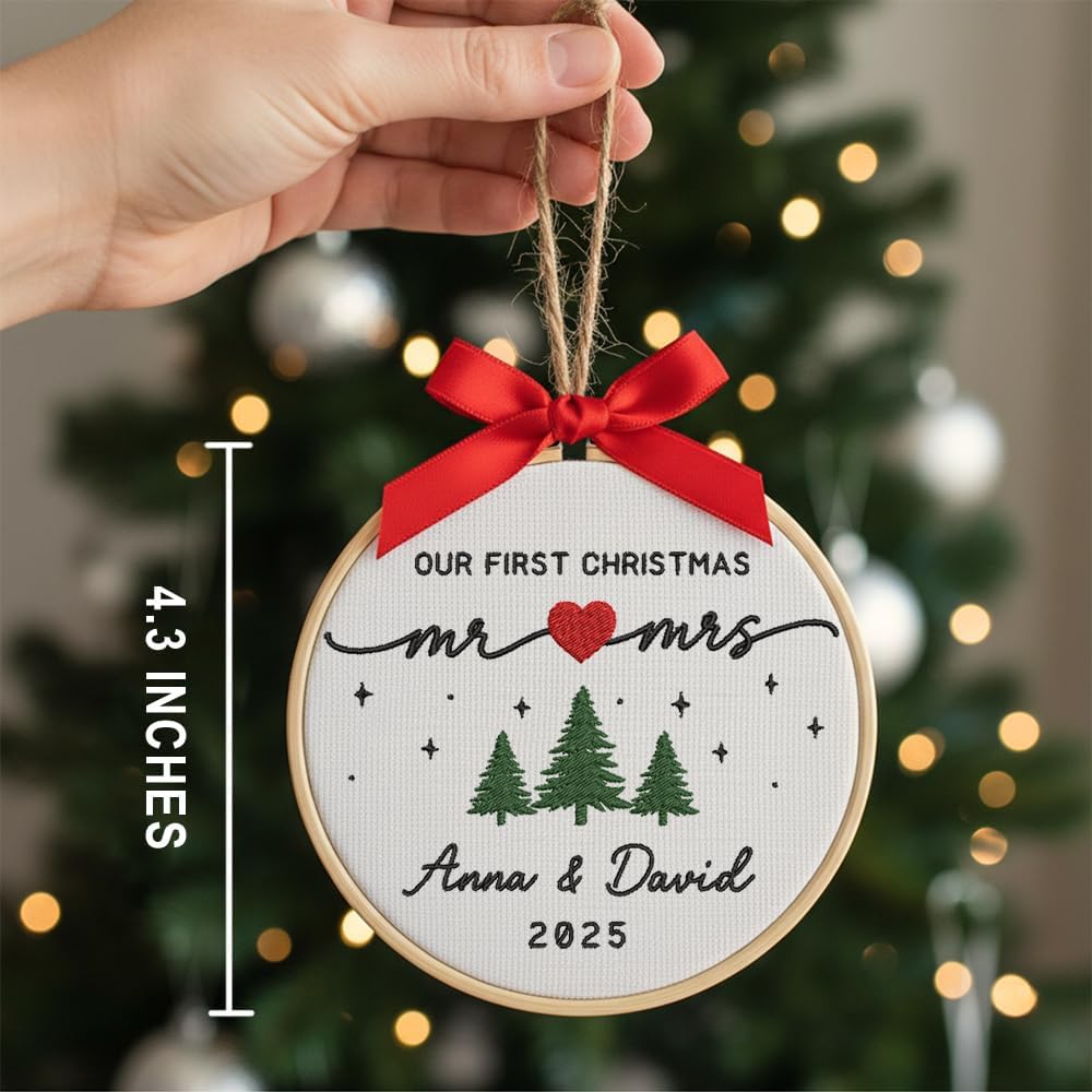 Personalized Baby's First Christmas Ornament — image 3