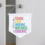 Personalized Embroidered Teacher Banner — 9 — image 4