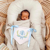 Personalized Embroidered Baby Name Banner — 1 — image 2
