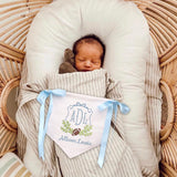 Personalized Embroidered Baby Name Banner — 7 — image 2