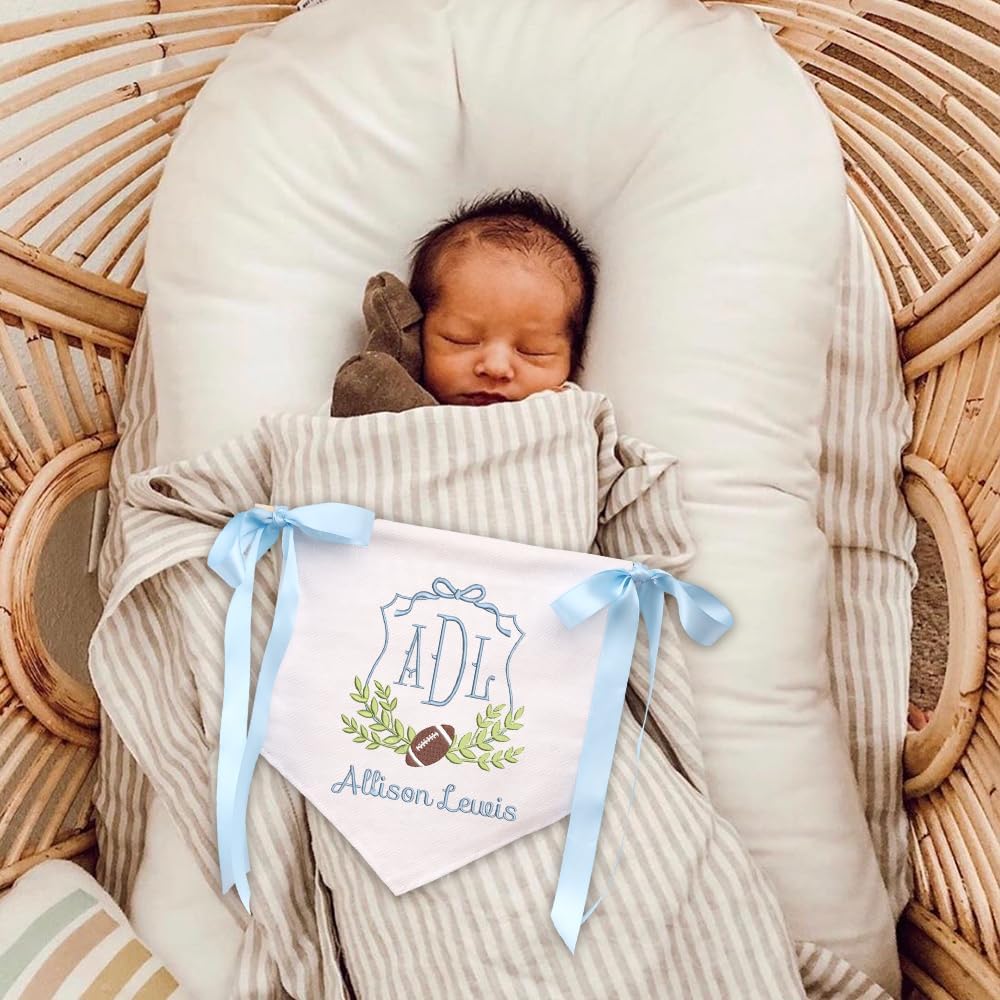 Personalized Embroidered Baby Name Banner — 7 — image 2