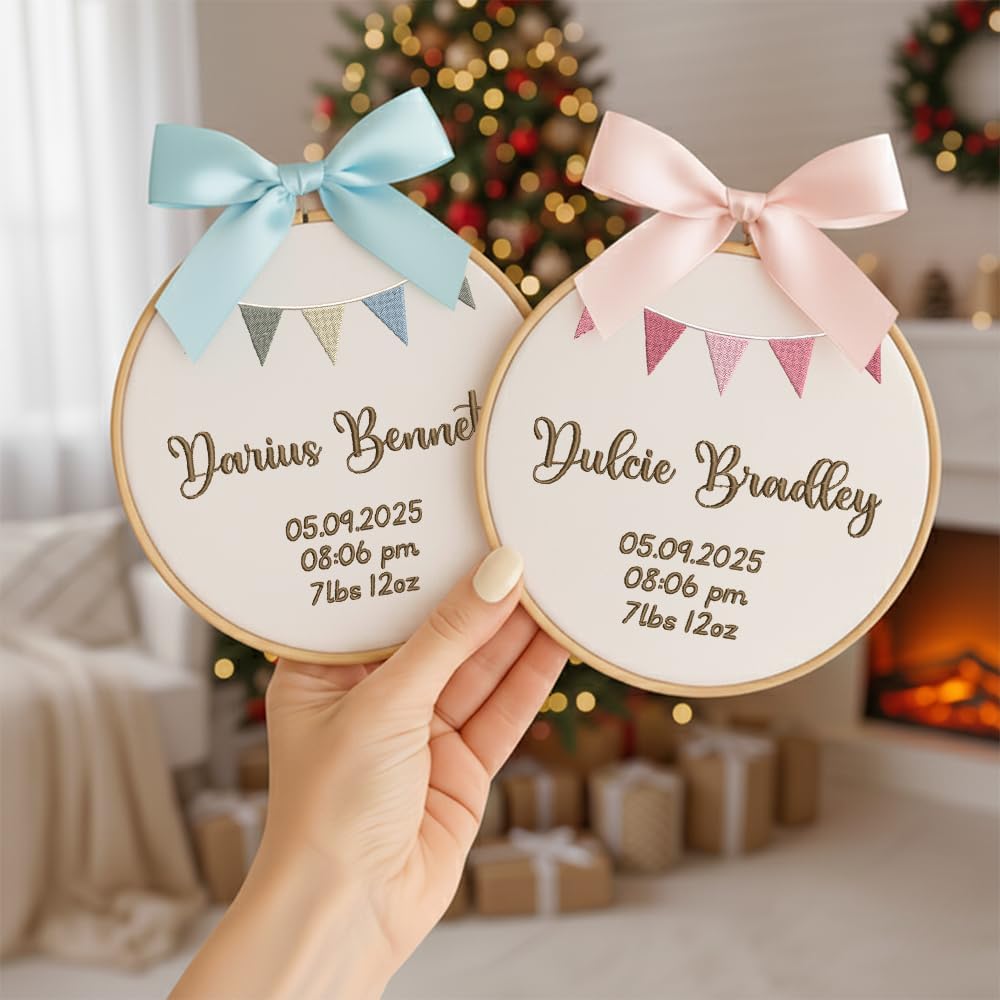 Personalized Baby's First Christmas Ornament — 5 — image 2