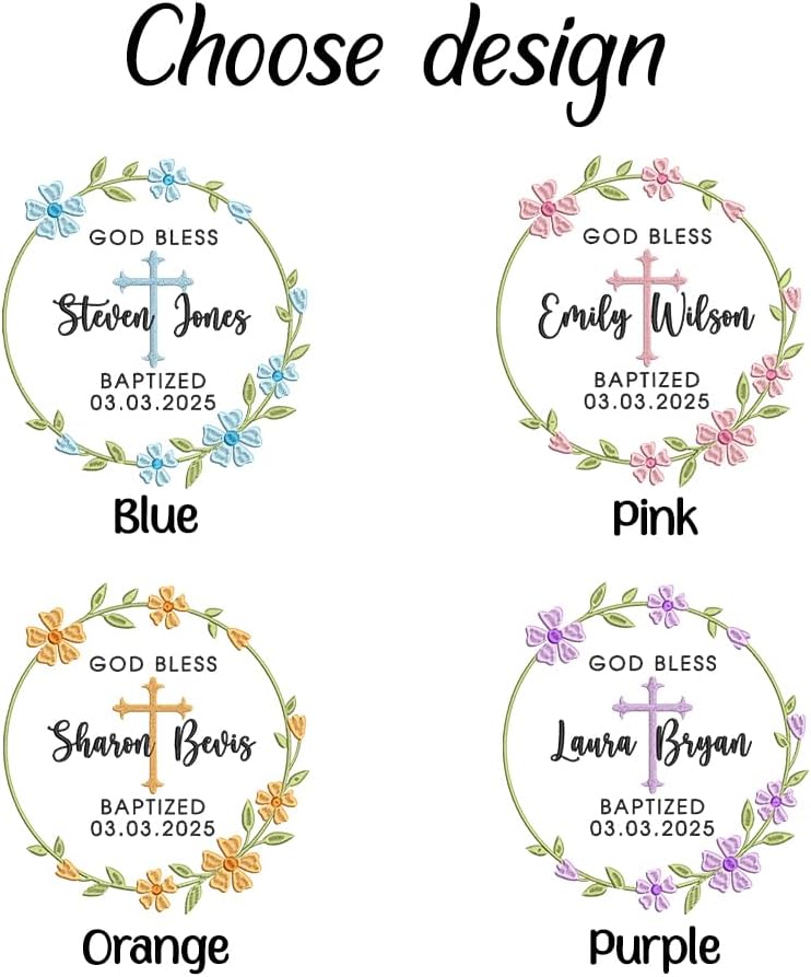 Personalized Embroidered Baby Name Banner — 6 — image 9