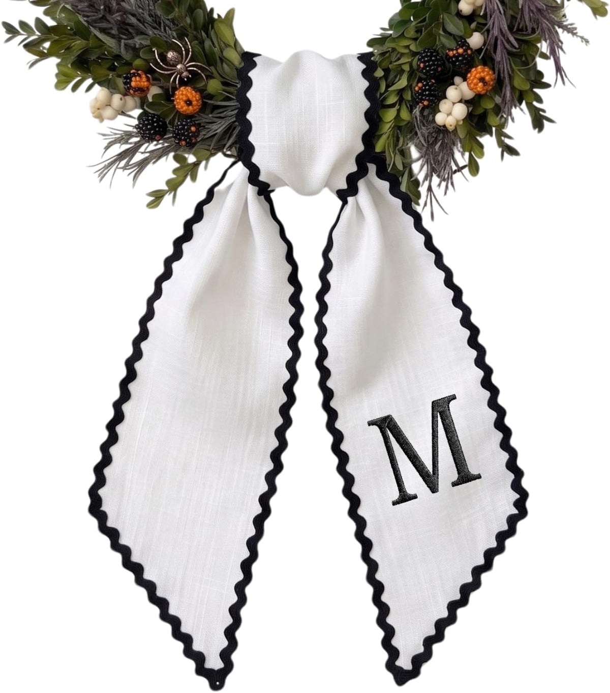 Halloween Personalized Wreath Sash