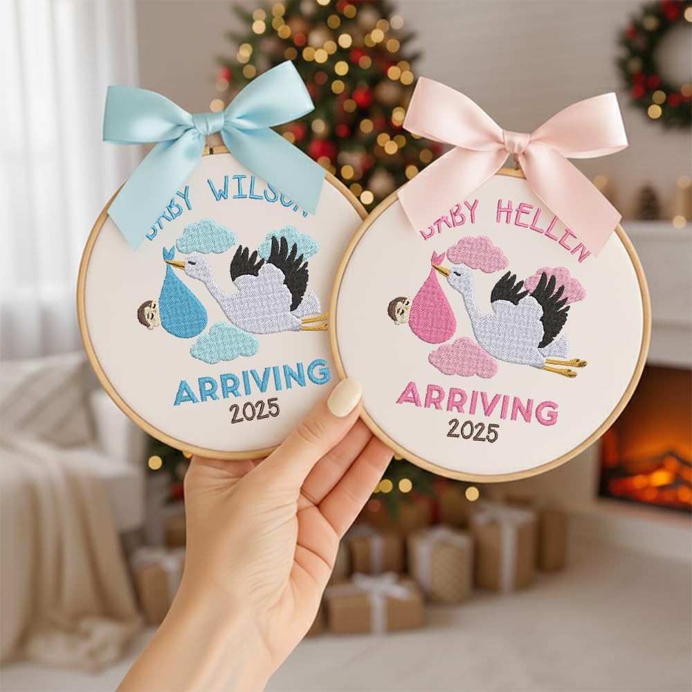Personalized Baby's First Christmas Ornament — 1 — image 2