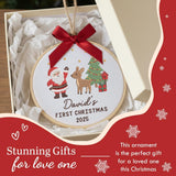Personalized Baby's First Christmas Ornament — 1 — image 7