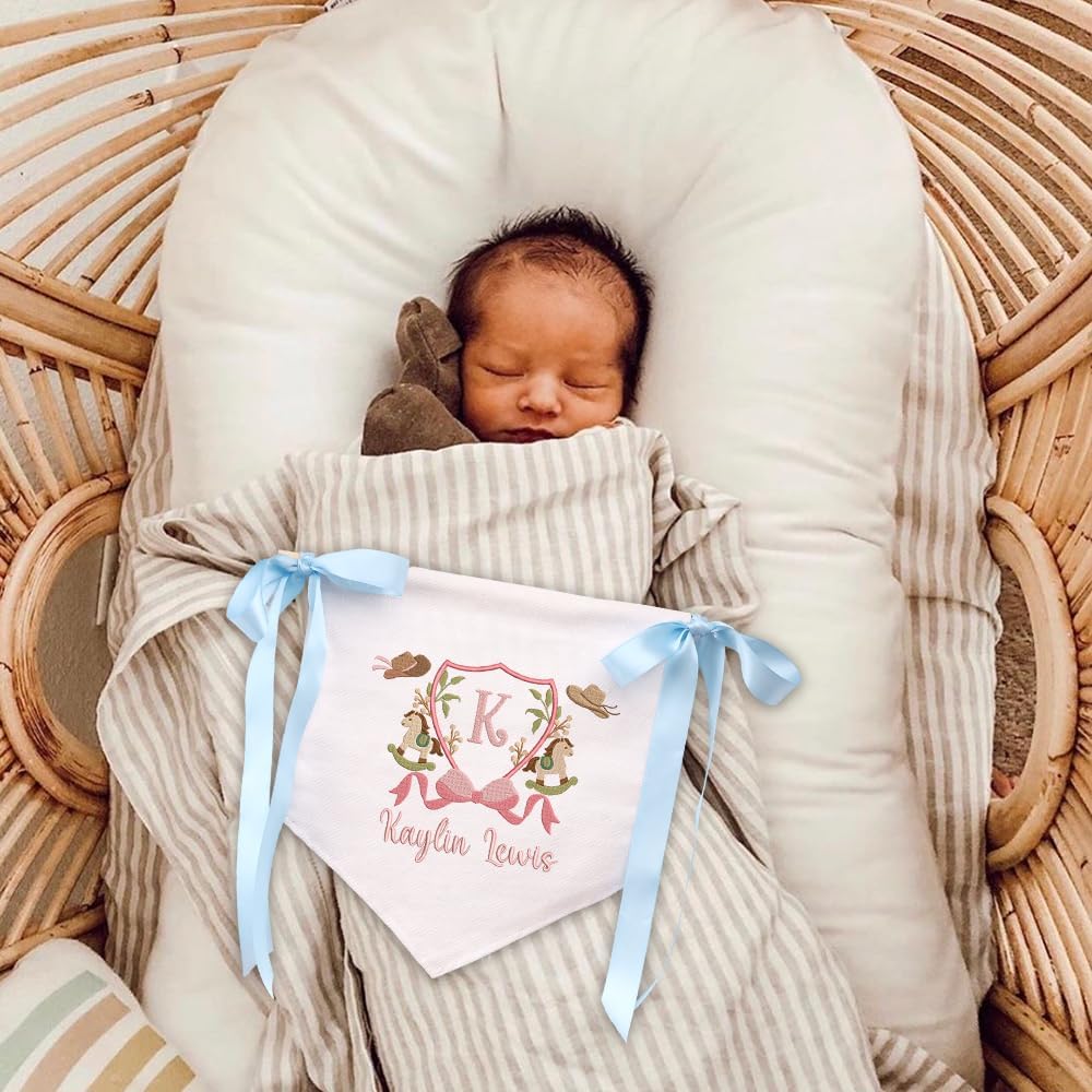 Personalized Embroidered Baby Name Banner — 13 — image 2