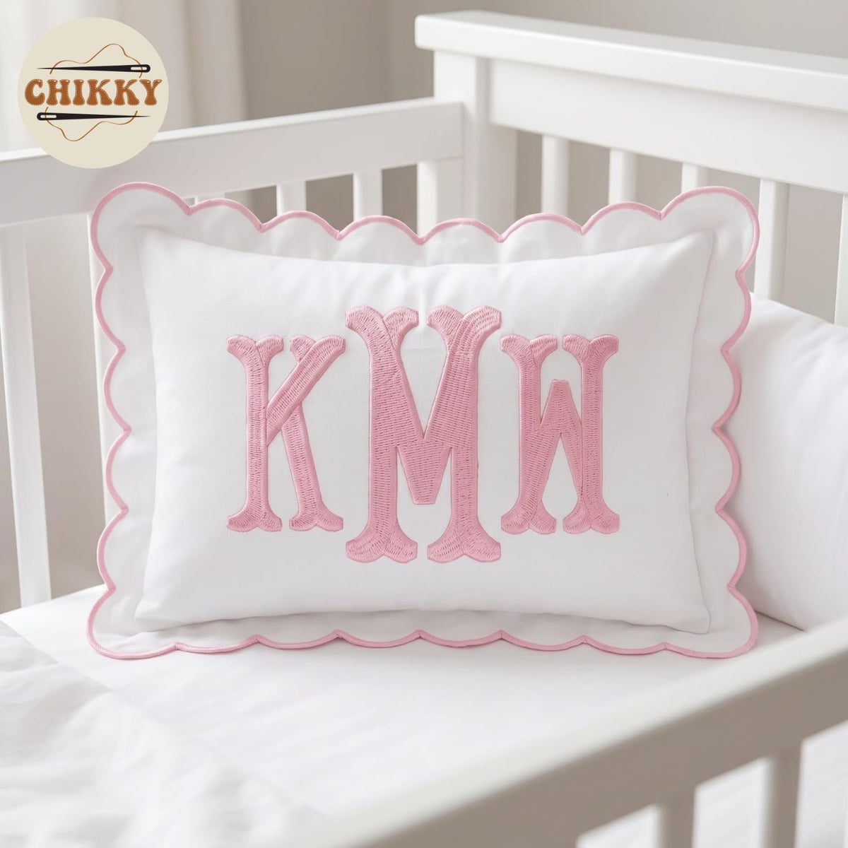 Personalized Embroidered Pillow Cover — image 2