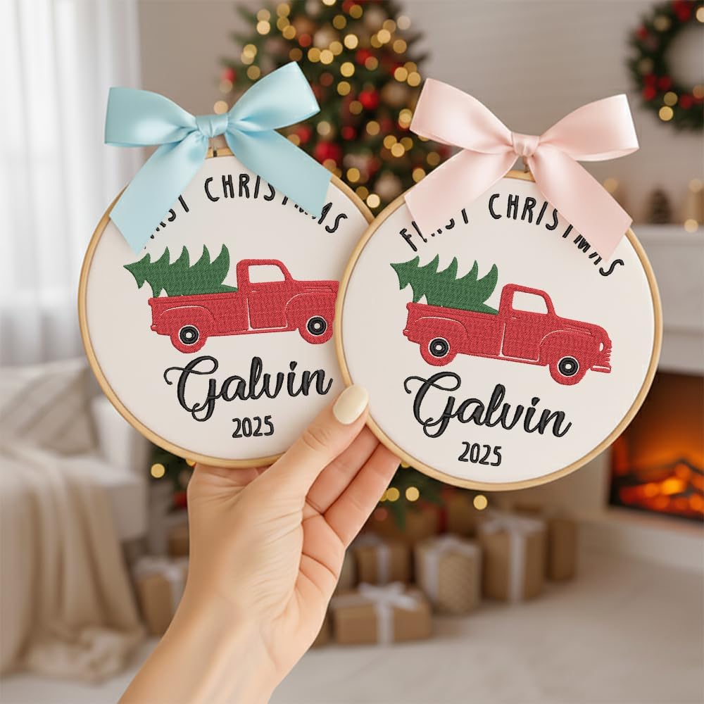 Personalized Baby's First Christmas Ornament — 4 — image 2