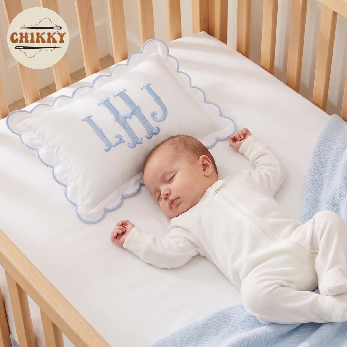 Personalized Embroidered Pillow Cover — image 3