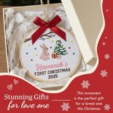 Personalized Baby's First Christmas Ornament — 3 — image 7