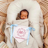 Personalized Embroidered Baby Name Banner — 14 — image 2