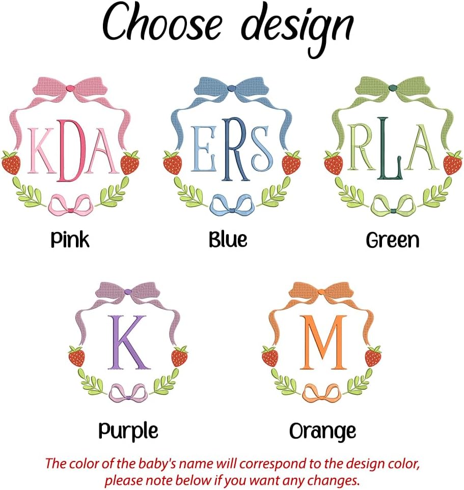 Personalized Embroidered Baby Name Banner — 3 — image 9