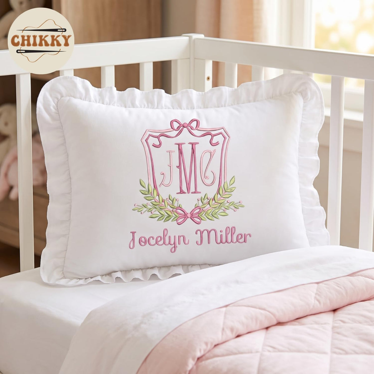 Personalized Embroidered Pillow Cover — 17 — image 2