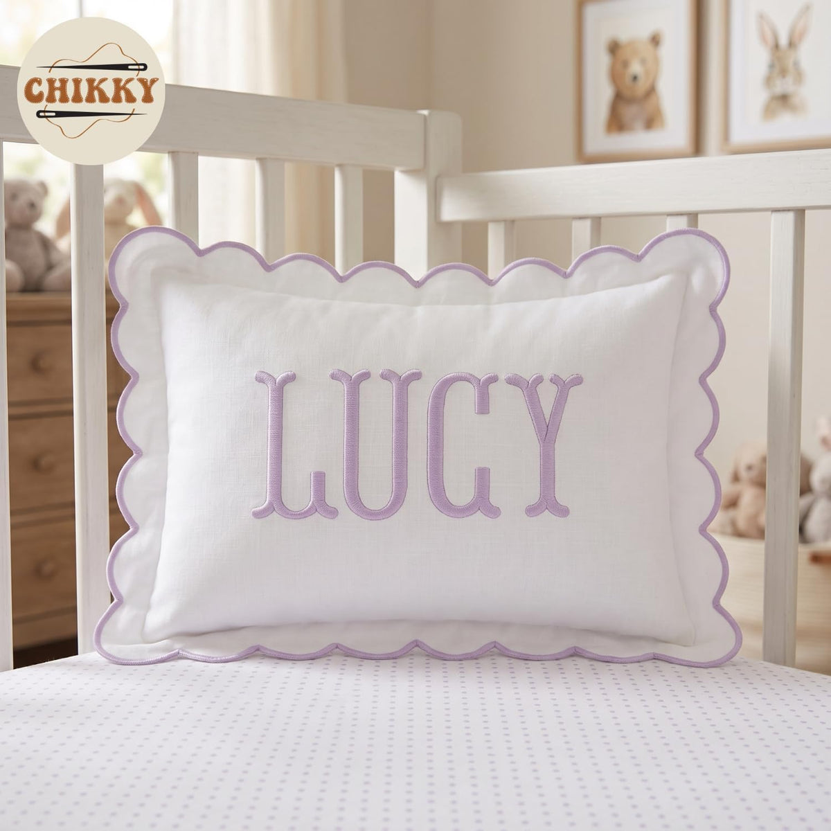 Personalized Embroidered Pillow Cover — 27 — image 7
