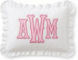 Personalized Embroidered Pillow Cover