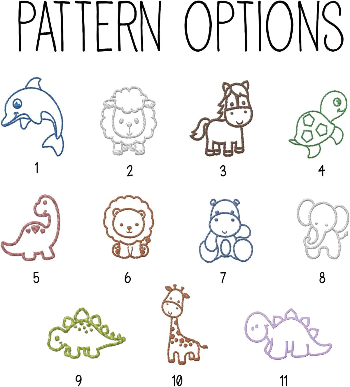 Personalized Knit Baby Blanket — 3 - Animals — image 5