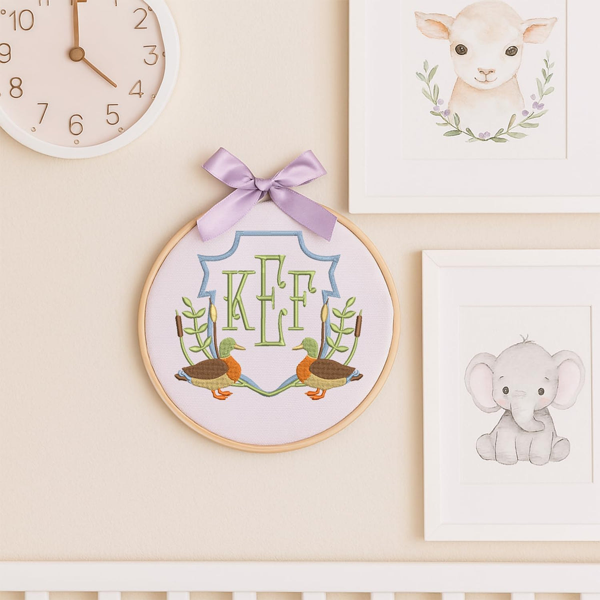 Personalized Embroidered Baby Name Hoop — 11 — image 7