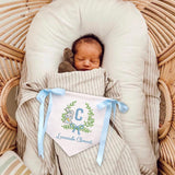 Personalized Embroidered Baby Name Banner — 2 — image 2