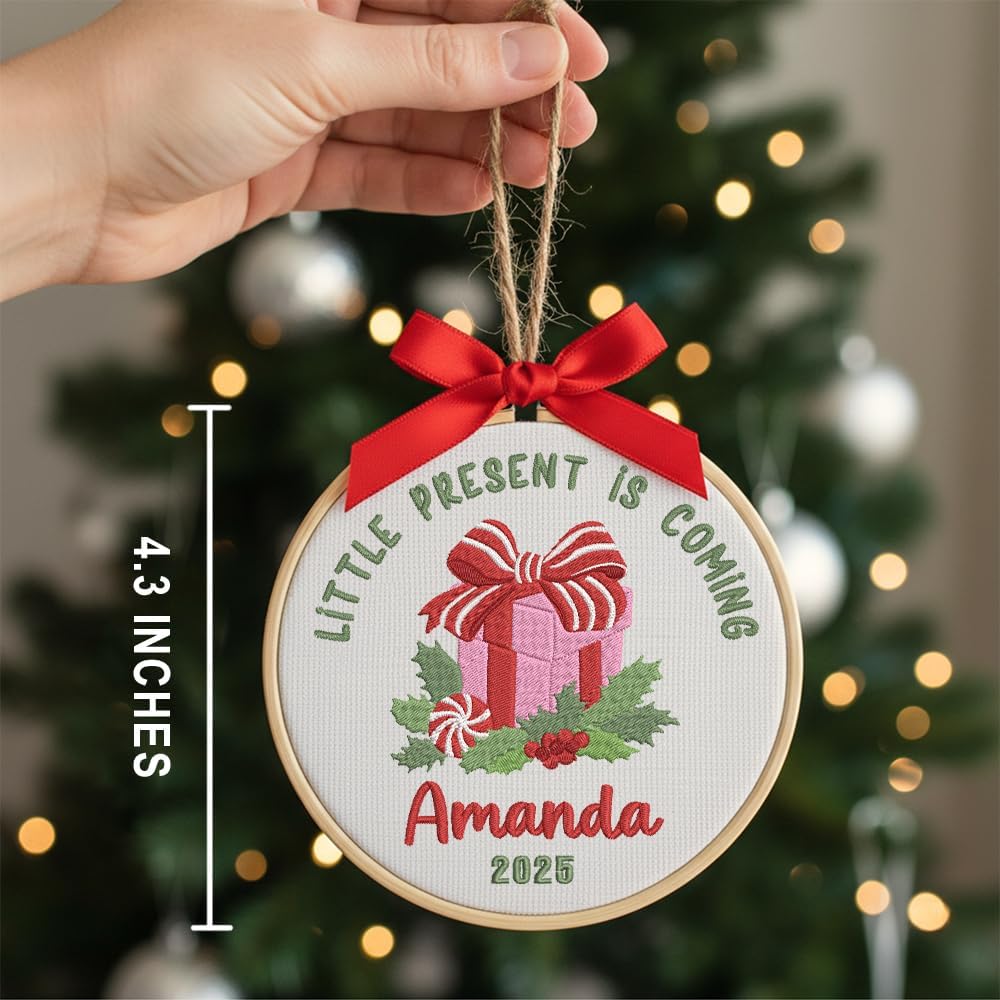 Personalized Baby's First Christmas Ornament — 12 — image 3