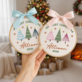 Personalized Baby's First Christmas Ornament — 7 — image 2