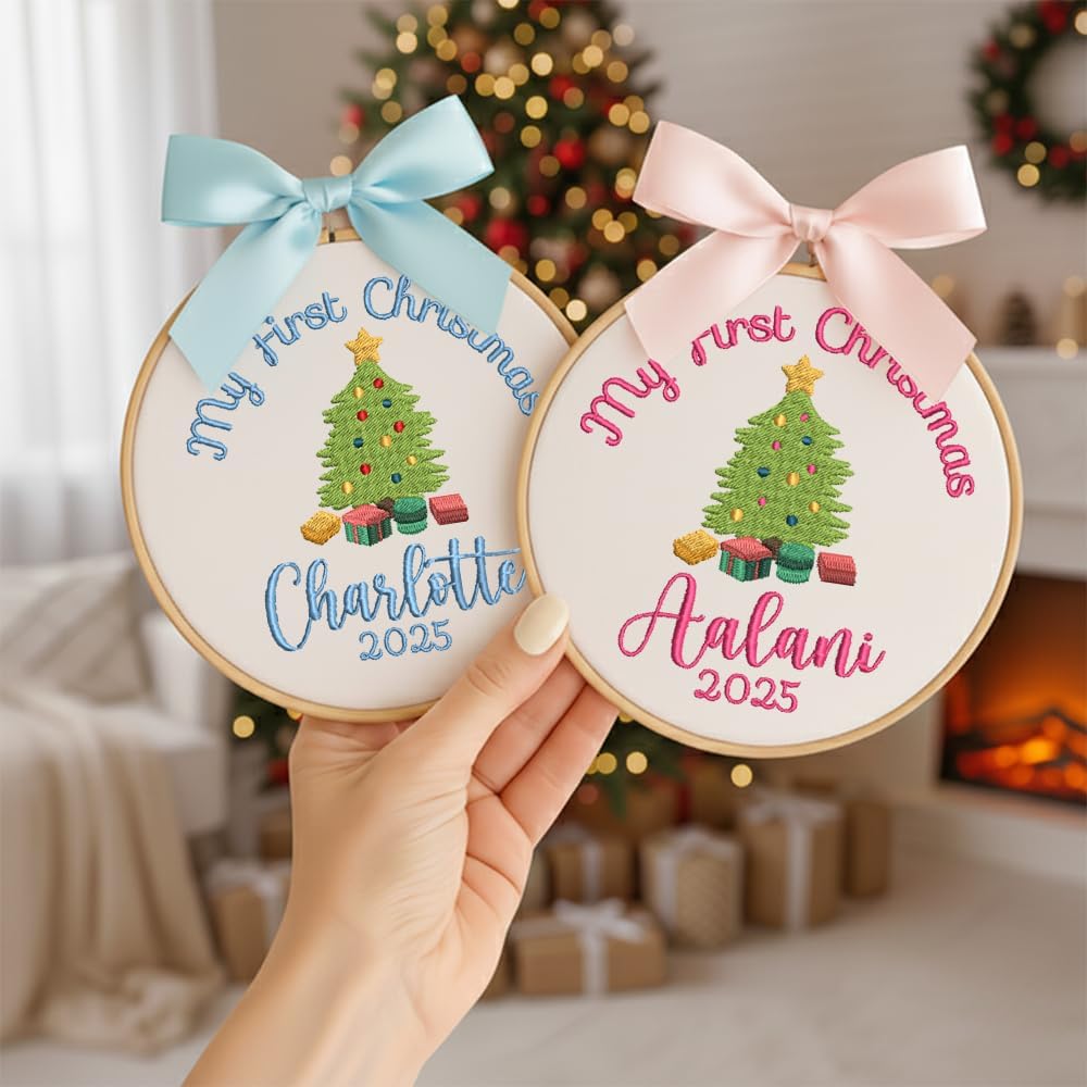 Personalized Baby's First Christmas Ornament — 1 — image 2