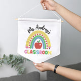 Personalized Embroidered Teacher Banner — 7 — image 9