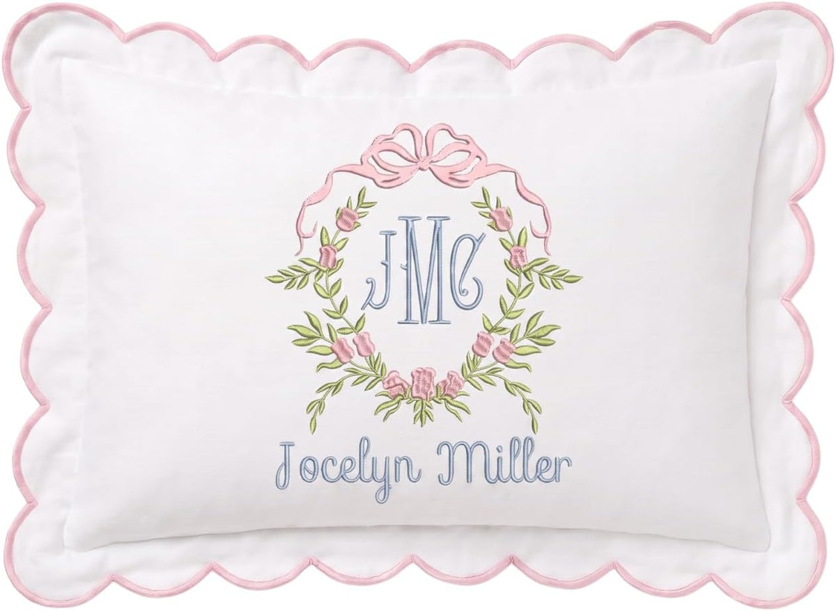 Personalized Embroidered Pillow Cover — 20