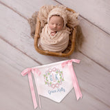 Personalized Baby Name Pennant Banner — Bow — image 9