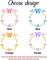 Personalized Embroidered Baby Name Banner — 4 — image 7