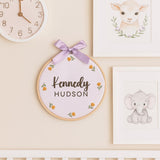 Personalized Embroidered Baby Name Hoop — 17 — image 7